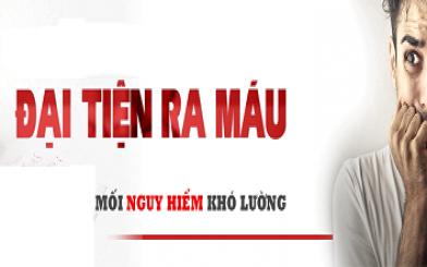 Triệu chứng đại tiện ra máu tươi có nguy hiểm không?