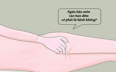 Ngứa hậu môn ban đêm là triệu chứng của bệnh gì