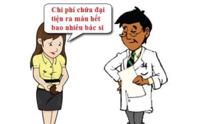 Chi phí chữa đại tiện ra máu có nhiều không