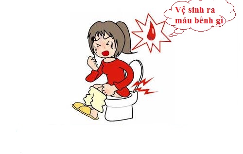 Đi vệ sinh nặng ra máu bệnh gì