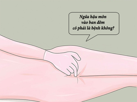 Ngứa hậu môn ben đêm